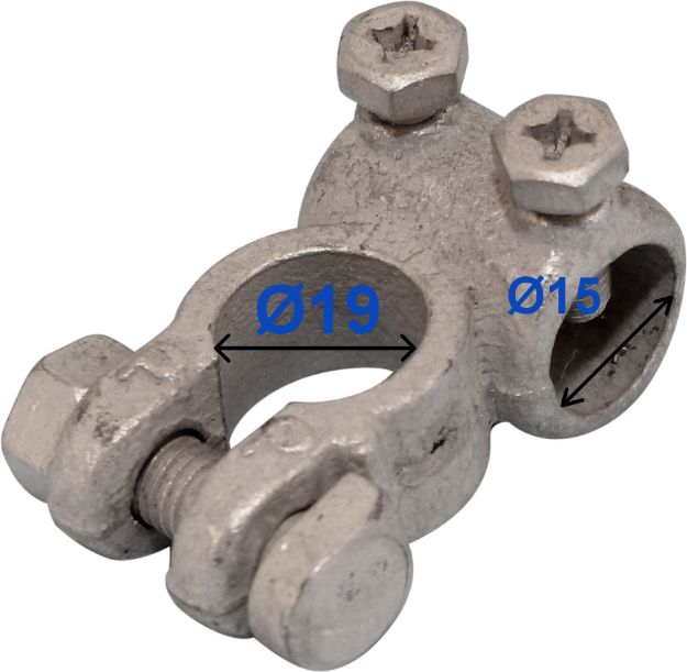 Picture of Battery Terminal | 14mm Truck Type | Pos | Qty: 10